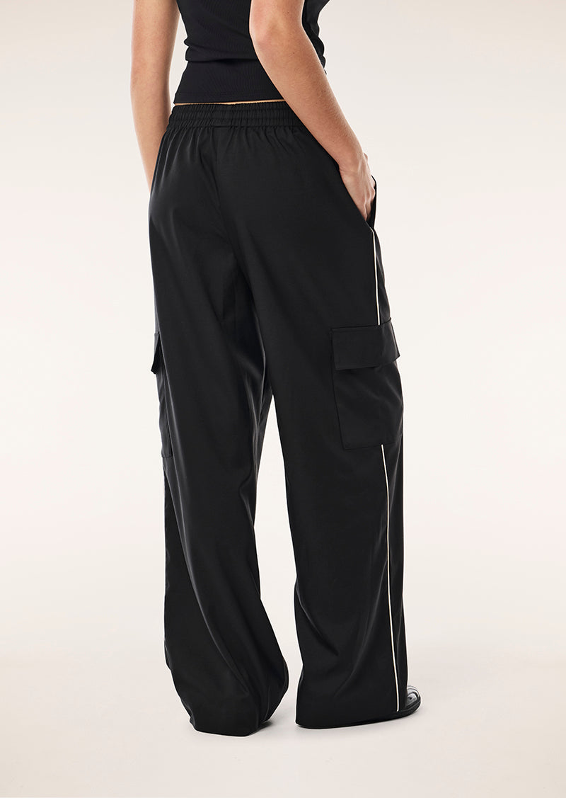 RESIDENCY PANT IN BLACK BY P.E NATION, WOMENS ATHLEISURE STREETWEAR PANT BLACK