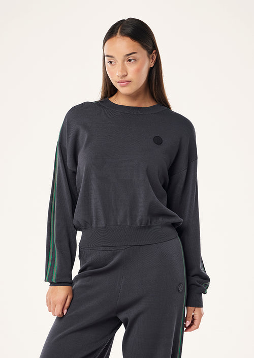 RETREAT KNIT JUMPER IN CAVIAR