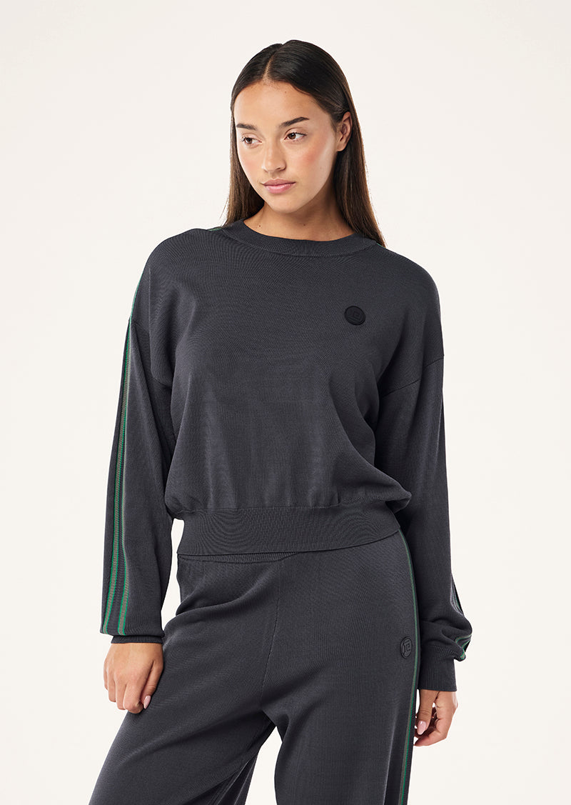 RETREAT KNIT JUMPER IN CAVIAR