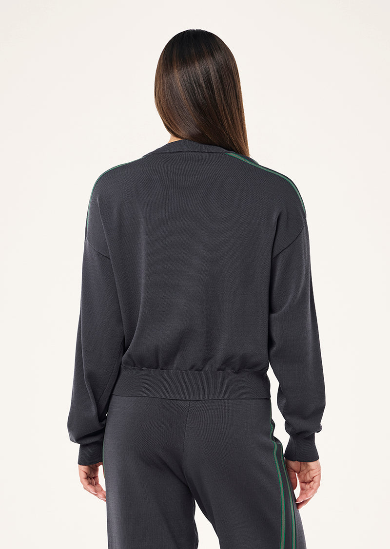 RETREAT KNIT JUMPER IN CAVIAR