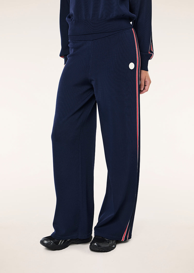 RETREAK KNIT PANT IN DARK NAVY BY P.E NATION, WOMEN'S ATHLEISURE KNIT JUMPERS