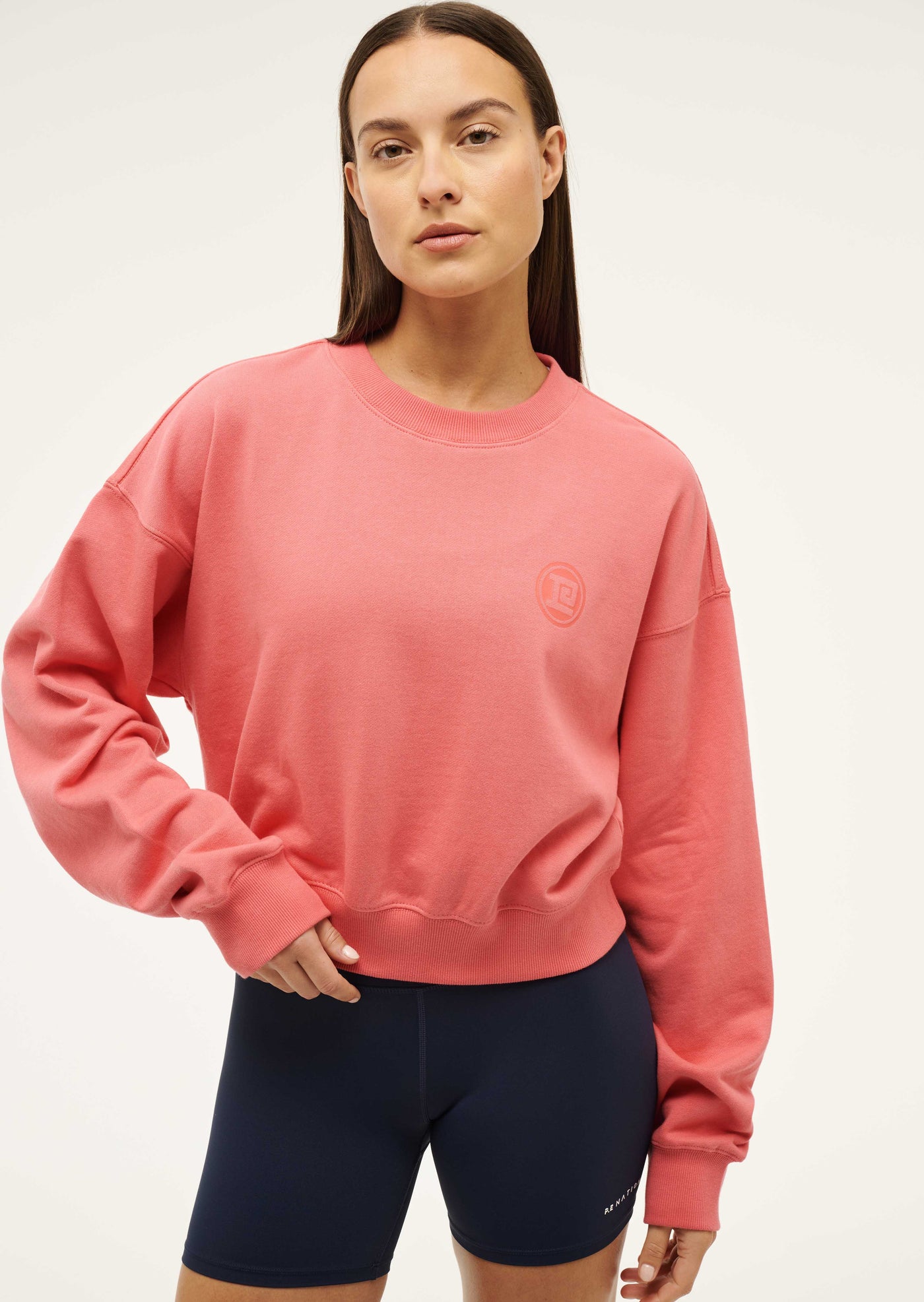REVERIE SWEAT IN WASHED POPPY RED
