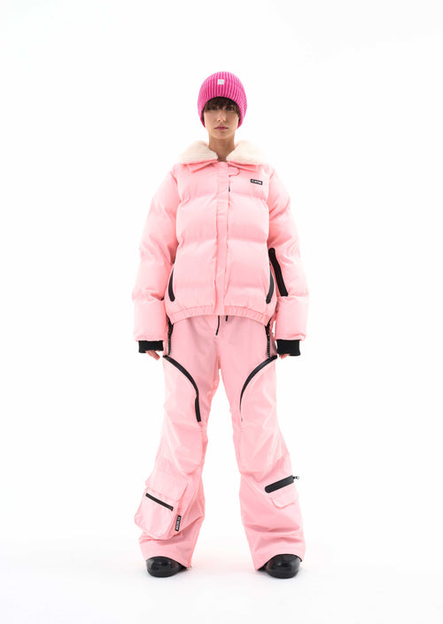 SAROMA SNOW PANT IN PASTEL PINK