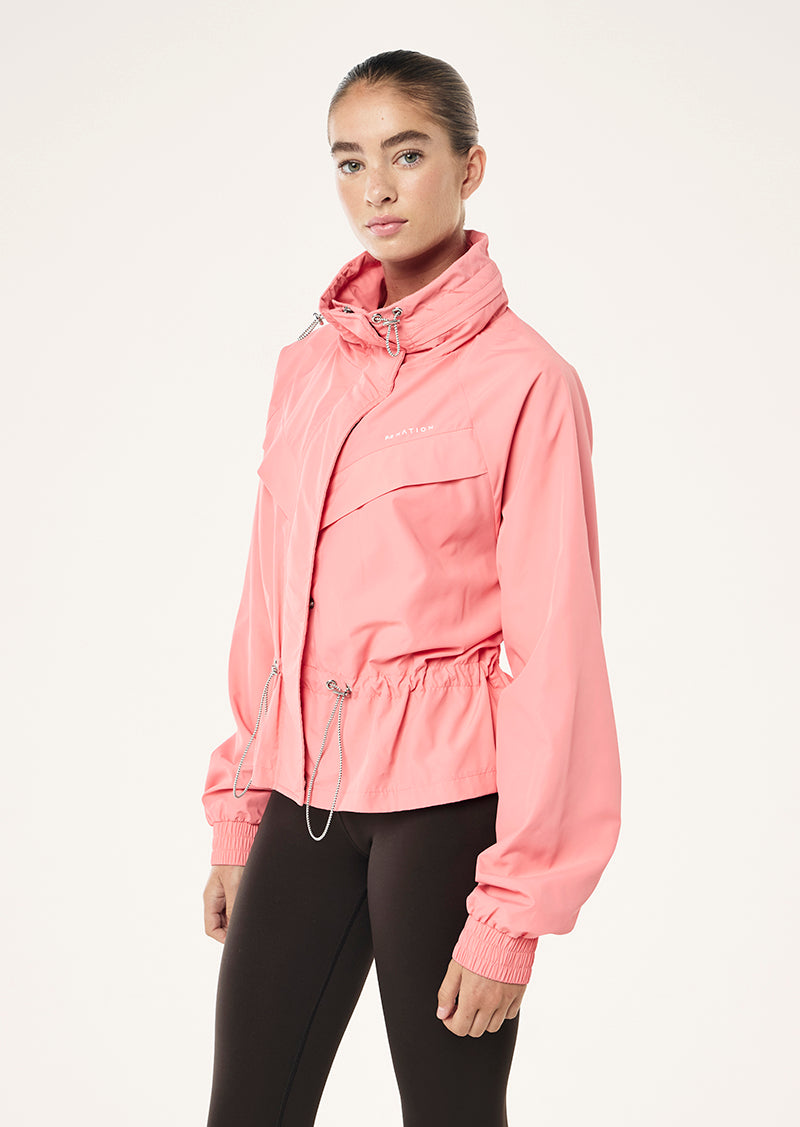 SHELTER JACKET IN DUSTY PINK