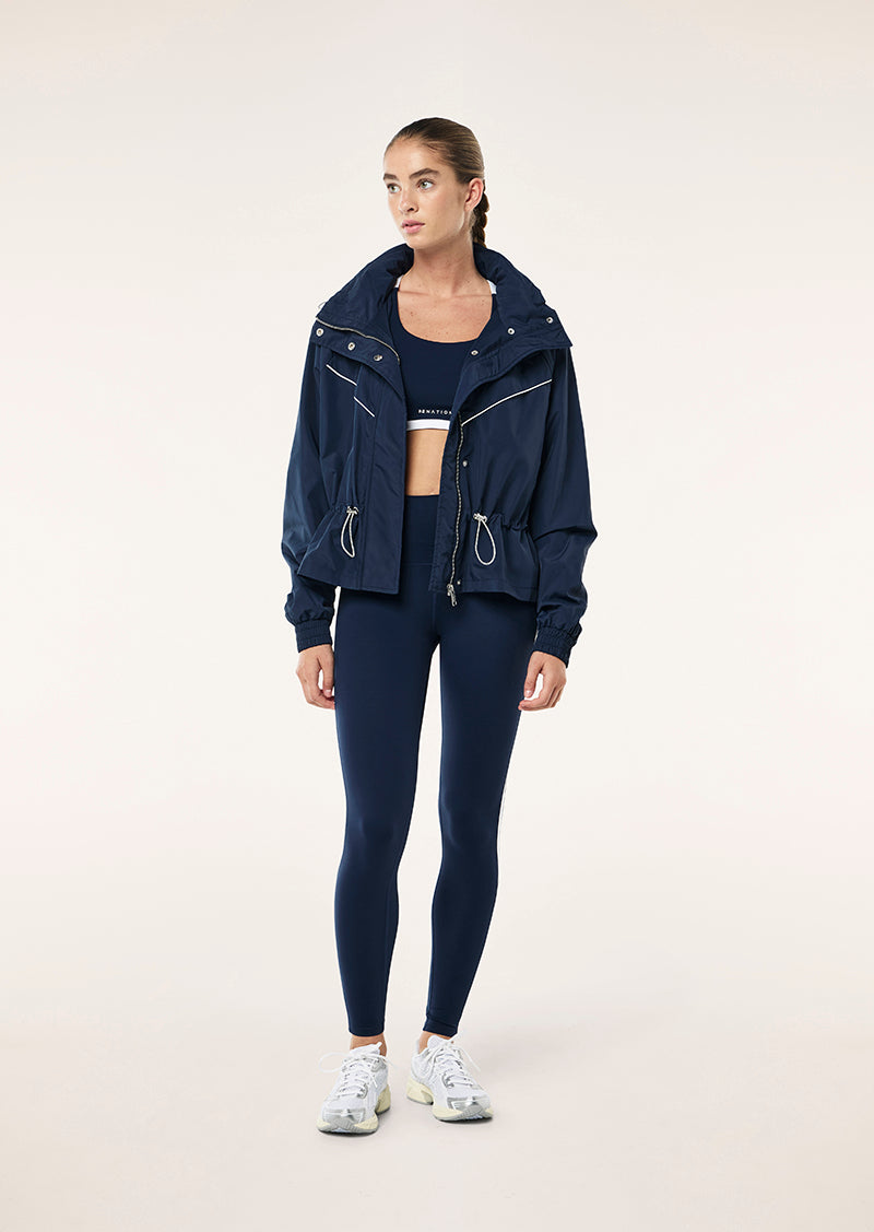 P.E NATION WOMENS SHELTER JACKET IN DARK NAVY WOMENS JACKET