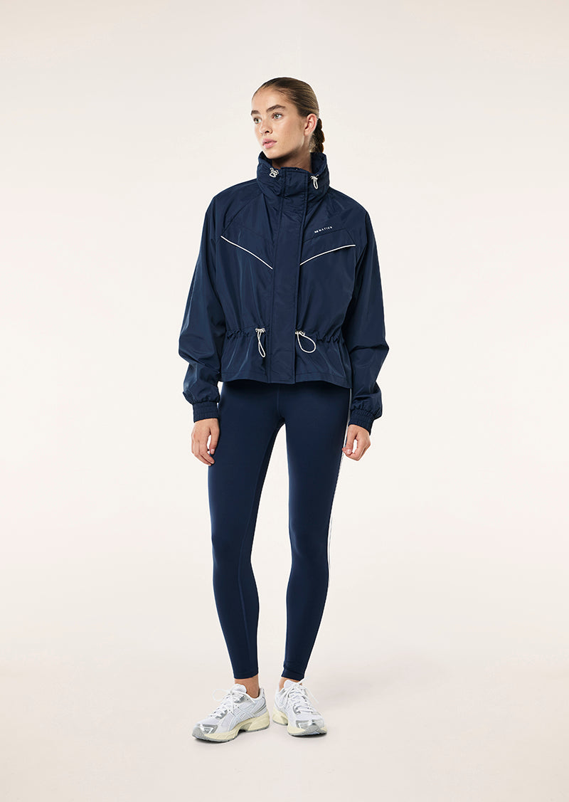 P.E NATION WOMENS SHELTER JACKET IN DARK NAVY WOMENS JACKET