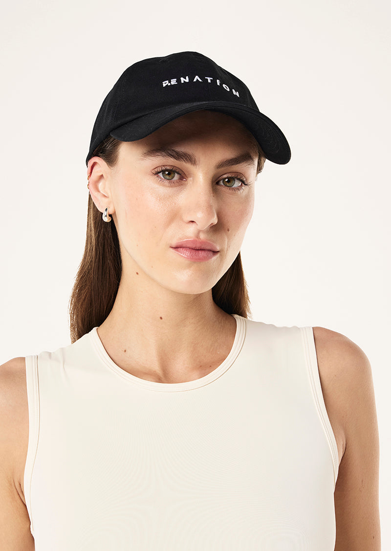 SHIFT CAP IN BLACK BY P.E NATION