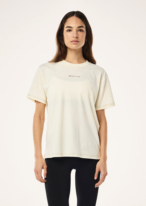SHIFT TEE IN WHISPER WHITE BY P.E NATION