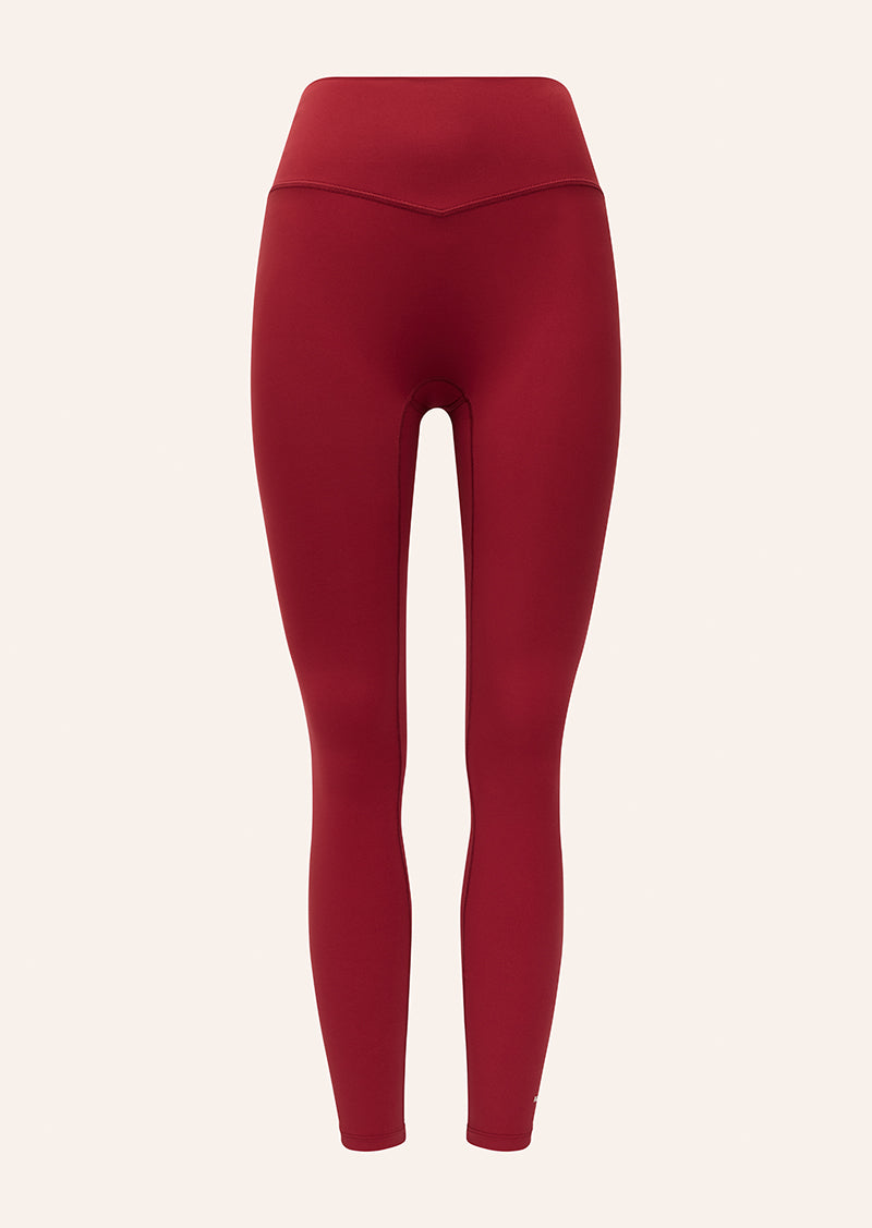Signature Full Length Legging in Cherry by P.E Nation, Women's Athleisure Full Length Leggings