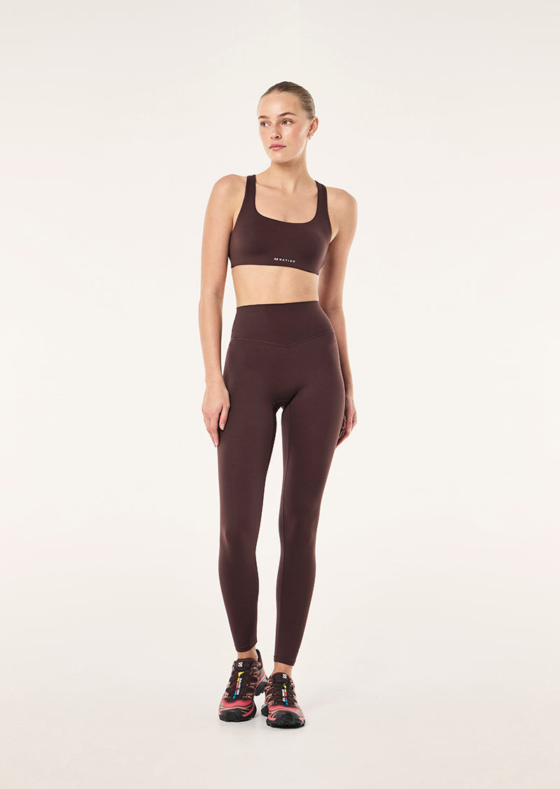 SIGNATURE FULL LENGTH LEGGING IN DARK PLUM BY P.E NATION