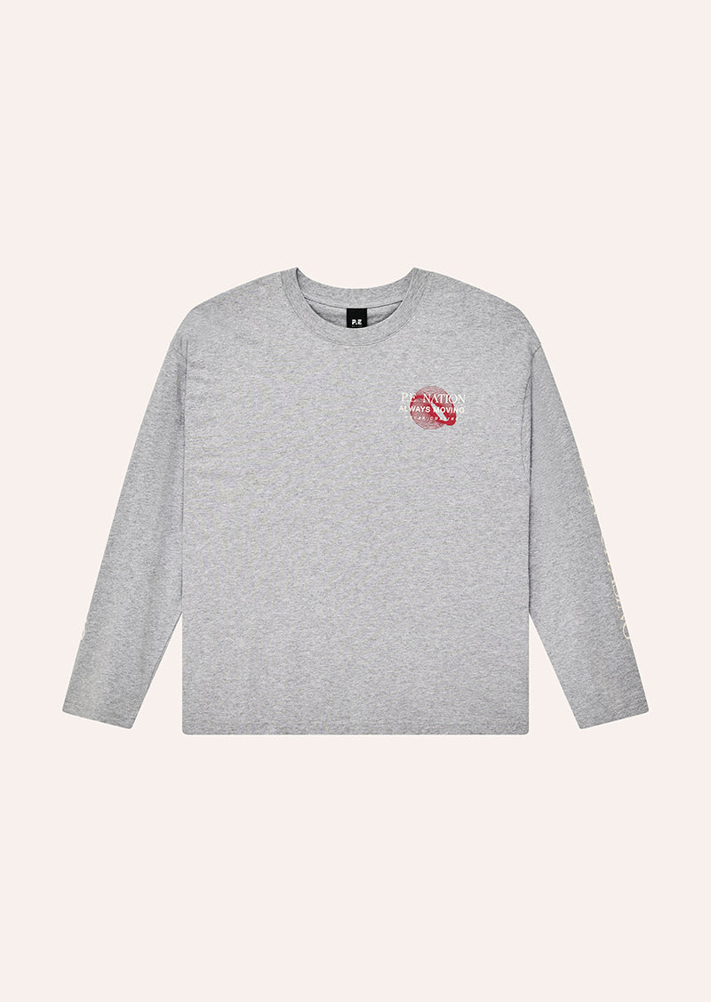 SNAP LONG SLEEVE TEE BY P.E NATION, WOMEN'S ATHLEISURE LONG SLEEVE TEE