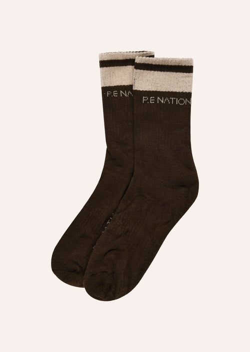 HOMAGE SOCK IN CAVIAR & CLOUD