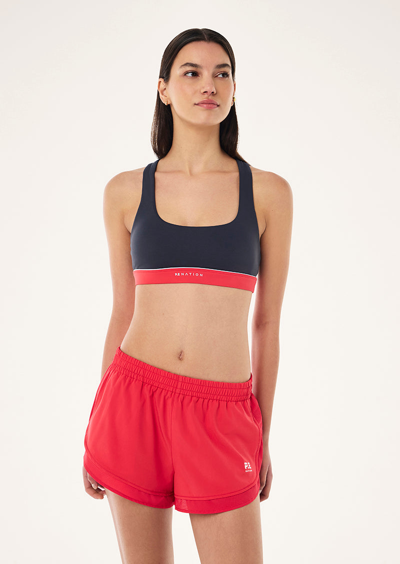 STRIDE RUNNING SHORT IN STRAWBERRY