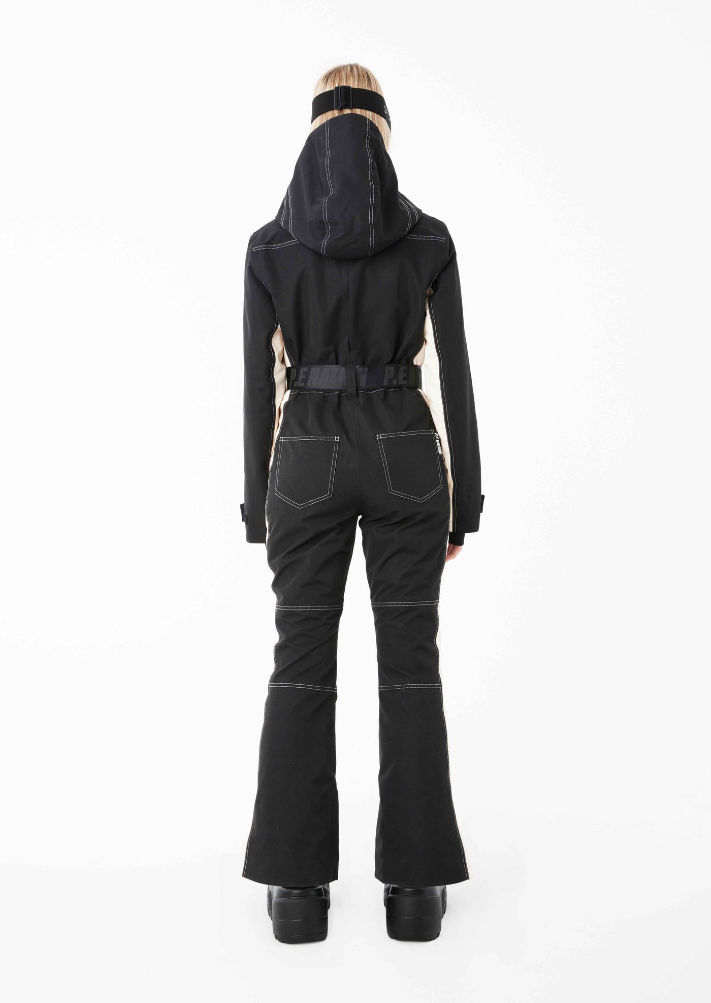 SUMMIT SNOW BOILER SUIT IN BLACK