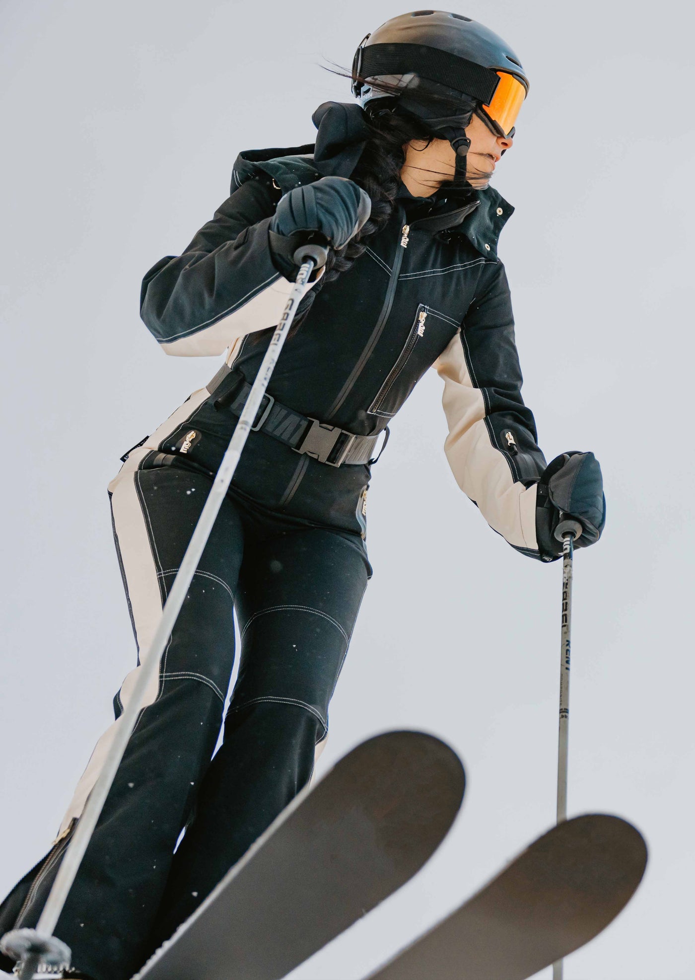 SUMMIT SNOW BOILER SUIT IN BLACK