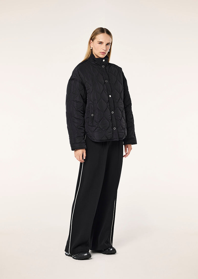 Surge Quilt Jacket | Black | P.E Nation