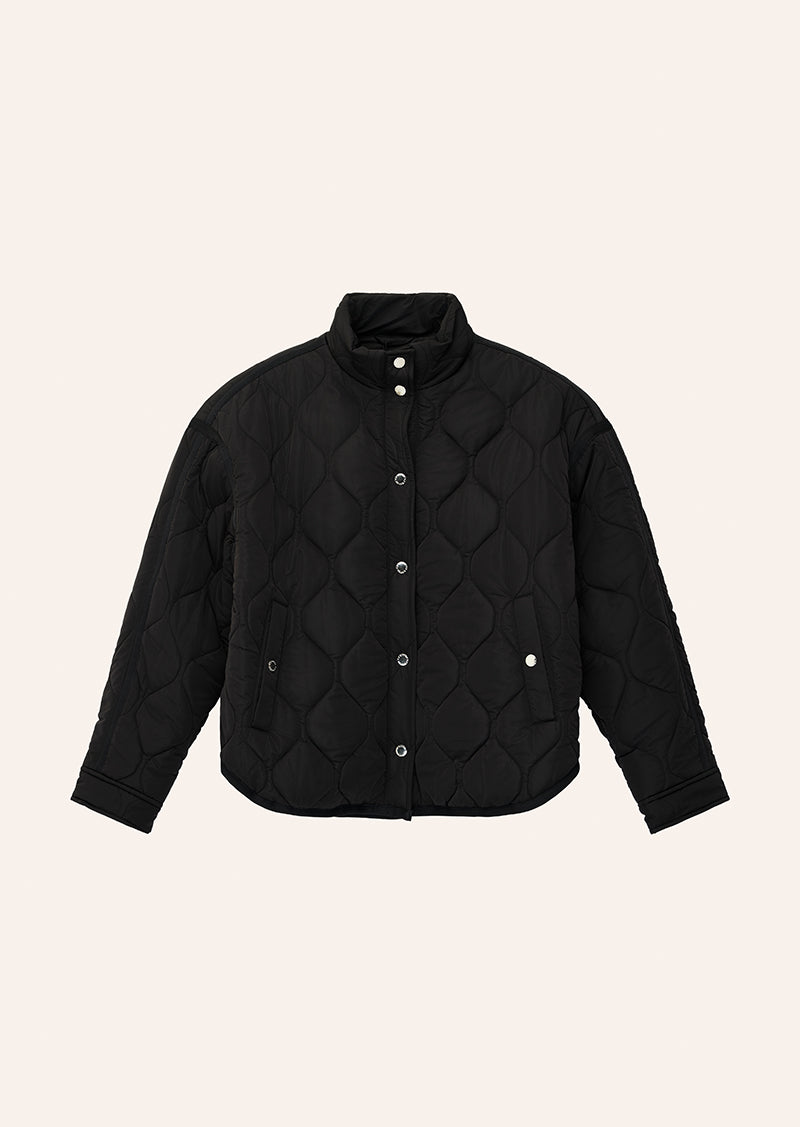 Surge Quilt Jacket | Black | P.E Nation