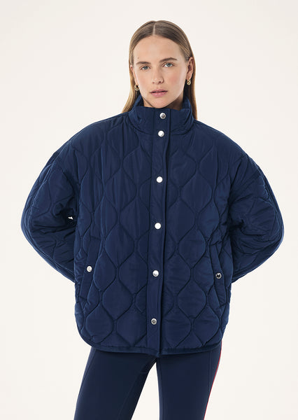 Surge Quilt Jacket | Dark Navy | P.E Nation