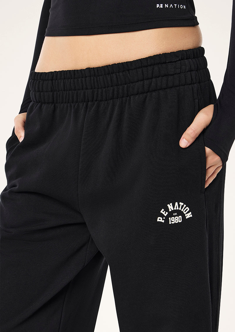 Swerve Trackpant in Black by P.E Nation, Womens Athleisure Trackpants