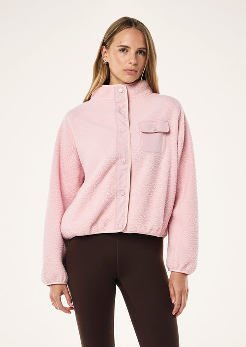 TAKEOVER JACKET IN CHALK PINK BY P.E NATION