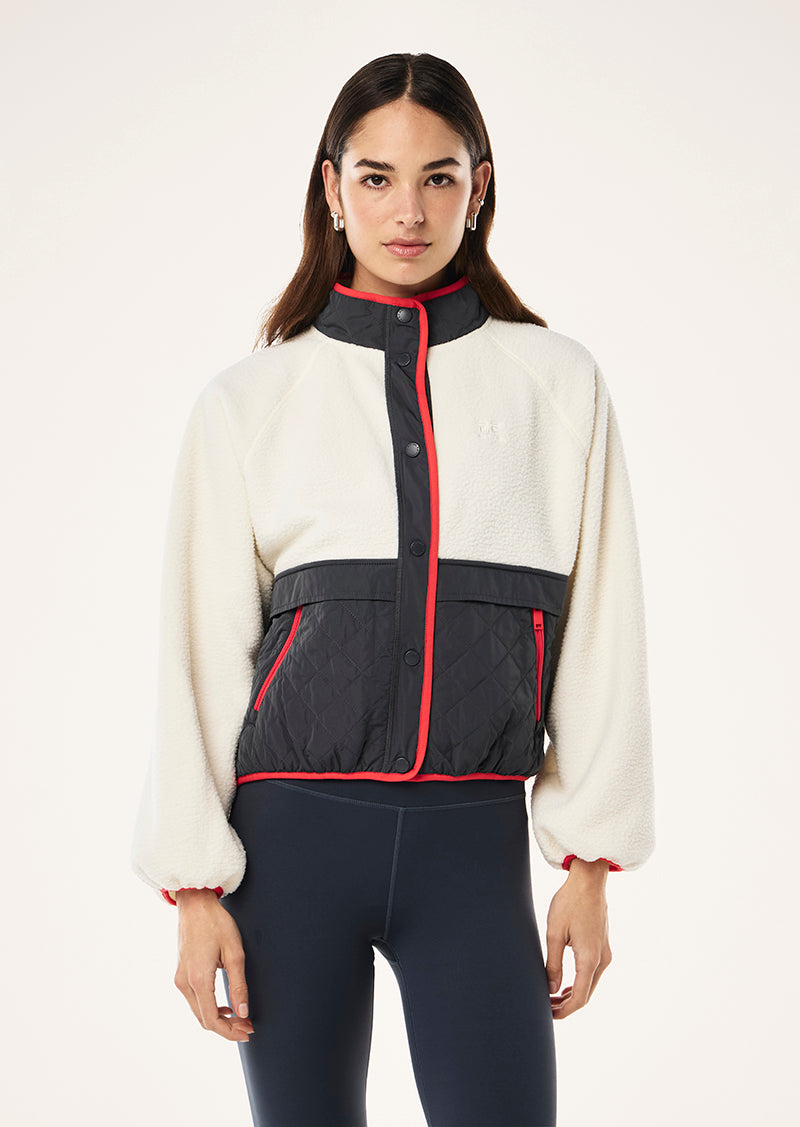 Quit Jacket Technique Quilt Jacket | Whisper White | P.E Nation