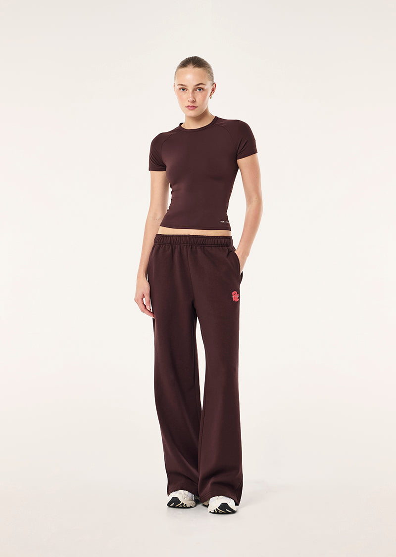 TIDAL TRACKPANT IN DARK PLUM BY P.E NATION