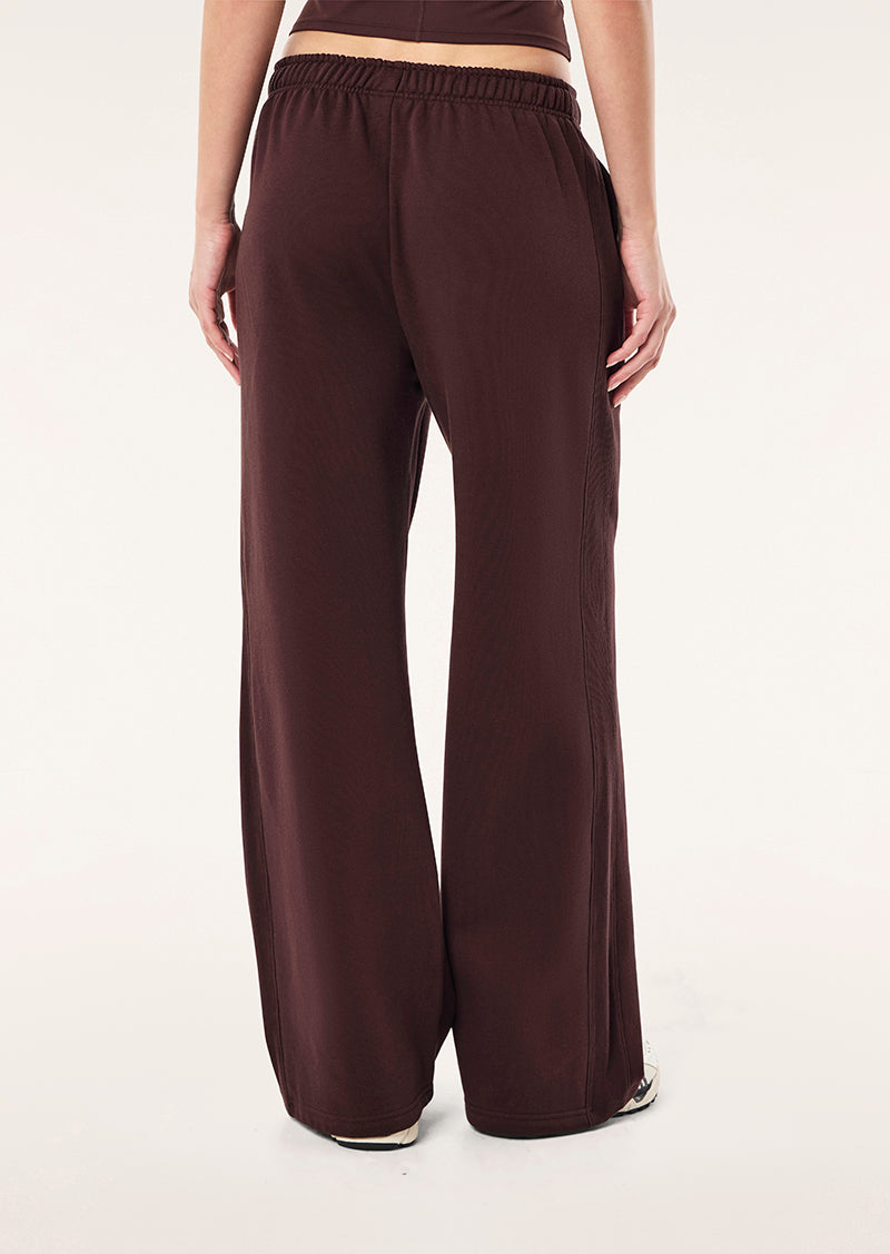 TIDAL TRACKPANT IN DARK PLUM BY P.E NATION, WOMEN'S ATHLEISURE TRACKPANTS