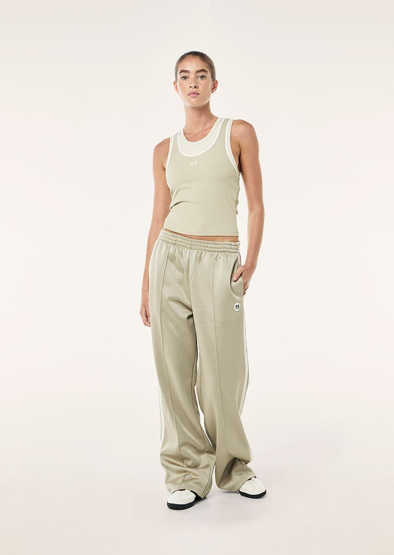TRICOT TRACKPANT IN BISCUIT BY P.E NATION
