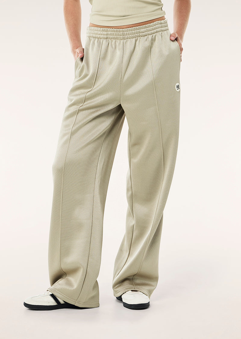 TRICOT TRACKPANT IN BISCUIT BY P.E NATION WOMENS ATHLEISURE TRACKPANT
