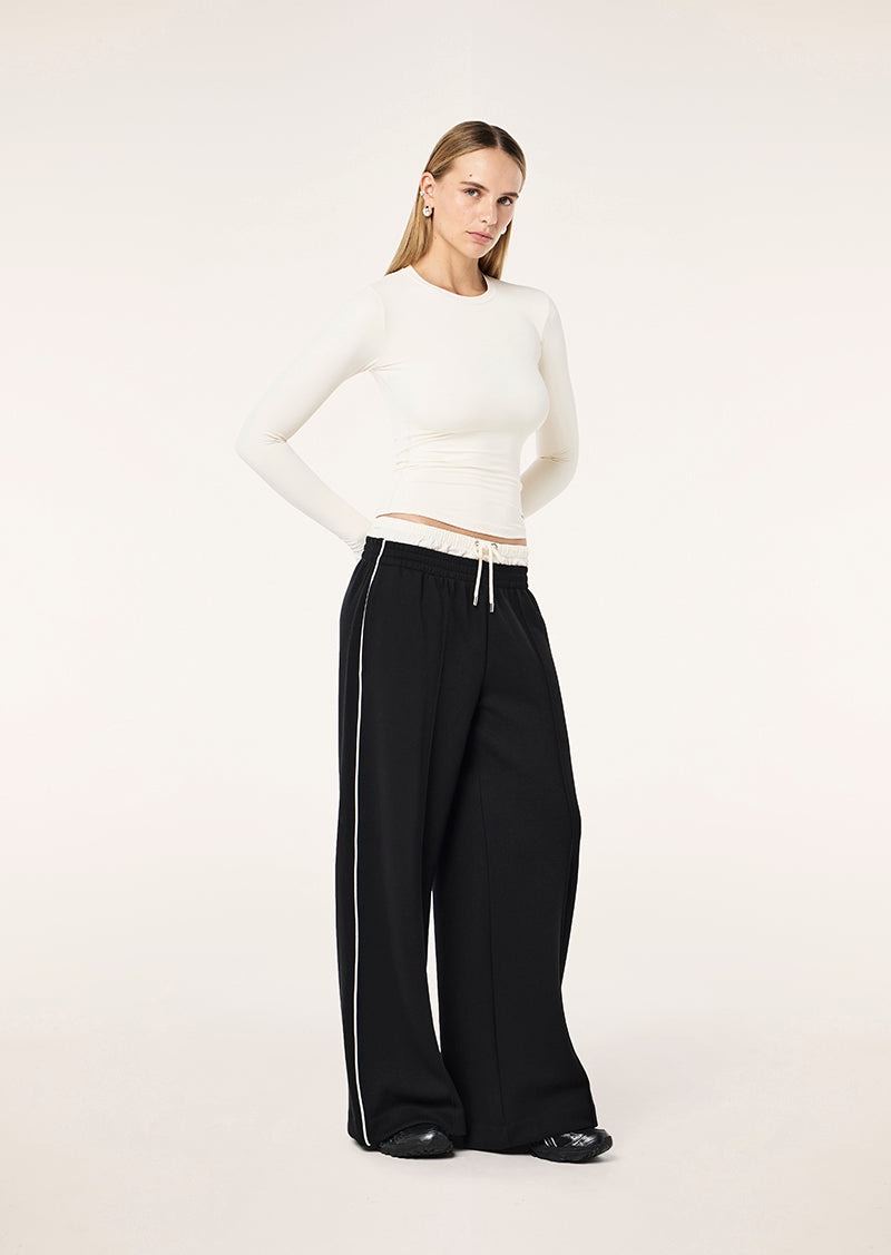 TRIUMPH DUAL PANT IN BLACK AND WHISPER WHITE BY P.E NATION