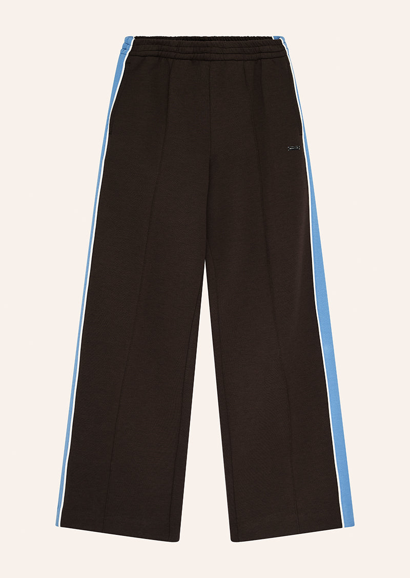 TRIUMPH PANT IN COFFEE & MARINA BY P.E NATION, WOMEN'S ATHLEISURE TRACKPANTS