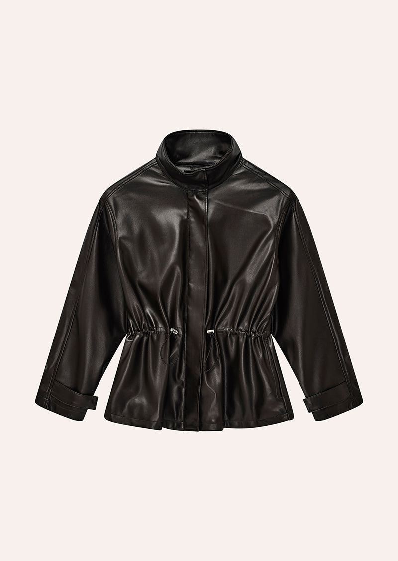 VECTOR JACKET IN DARK PLUM BY P.E NATION, WOMEN'S ATHLEISURE LEATHER JACKETS