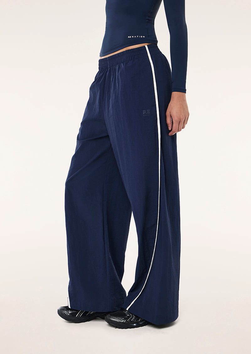 VELOCITY PANTS IN DARK NAVY BY P.E NATION, WOMEN'S ATHLEISURE TRACKPANTS