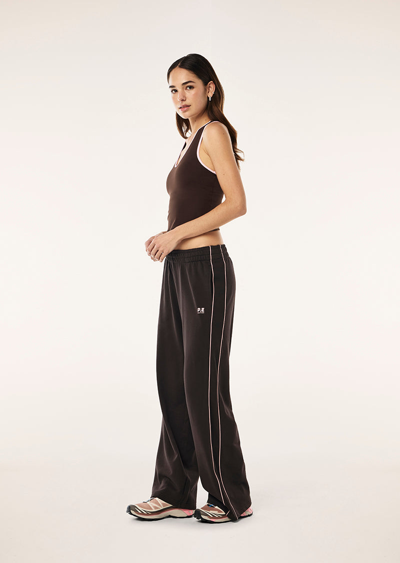VITA TRACKPANT IN ESPRESSO BY P.E NATION