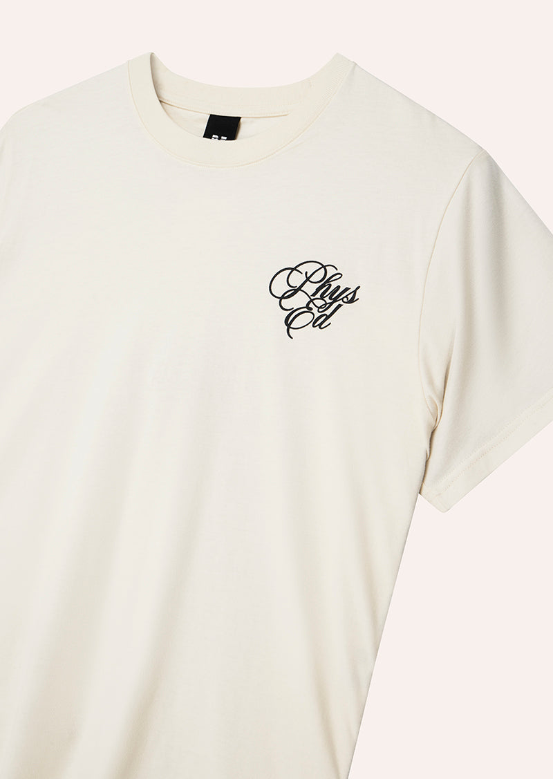 WARM UP SHORT SLEEVE TEE IN WHISPER WHITE