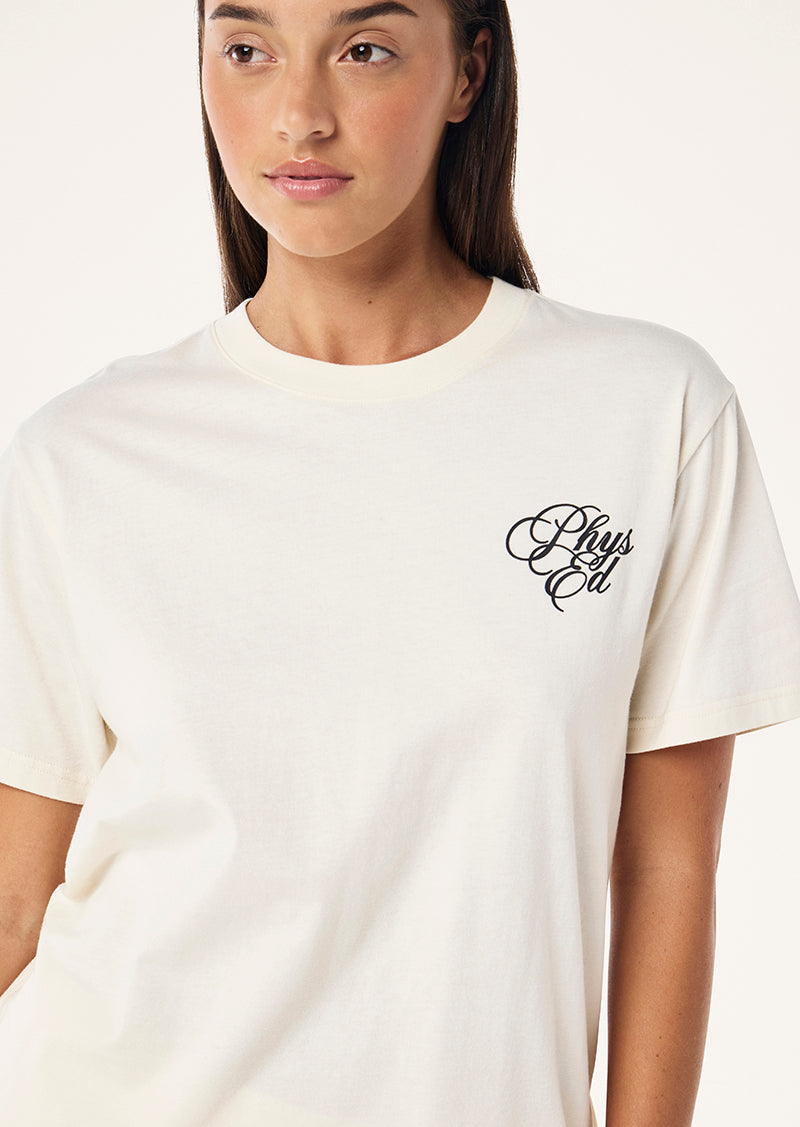 WARM UP SHORT SLEEVE TEE IN WHISPER WHITE