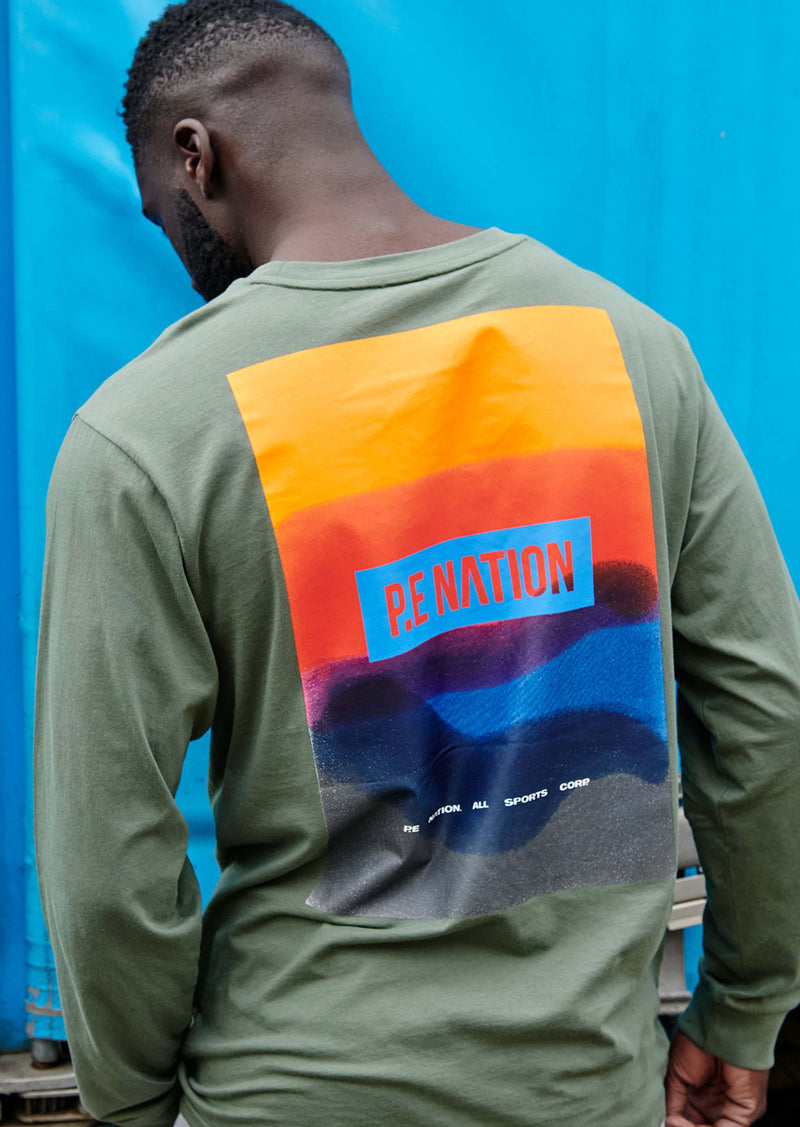 BOWERY LS TEE IN FOUR LEAF CLOVER