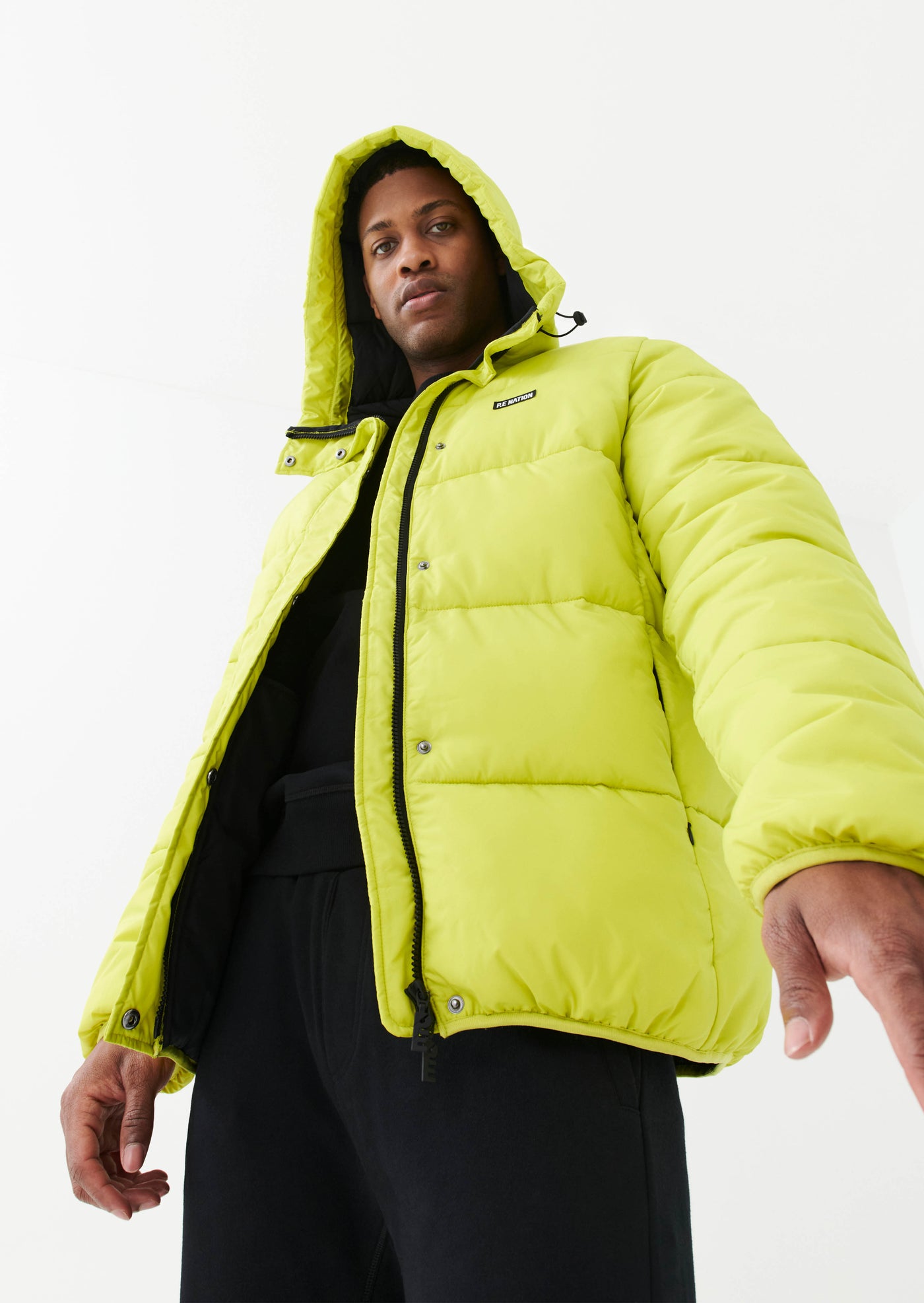 Puffer jacket neon shop