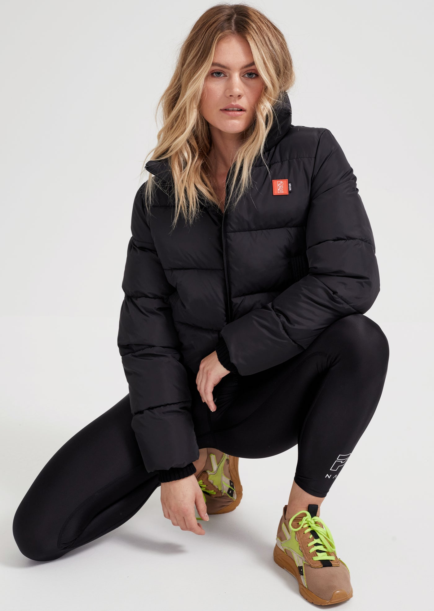 Pe nation black puffer outlet