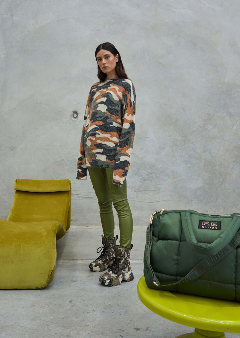 PRECINCT KNIT IN CAMO PRINT