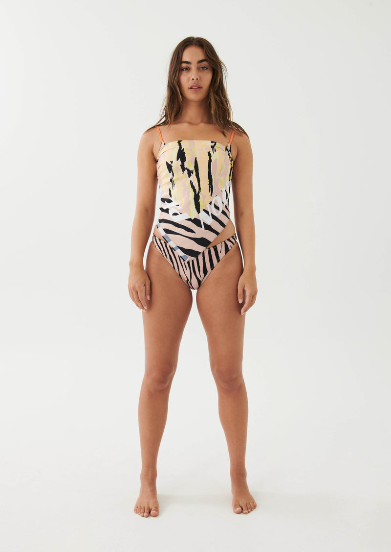TIDAL BIKINI BOTTOM IN PRINT