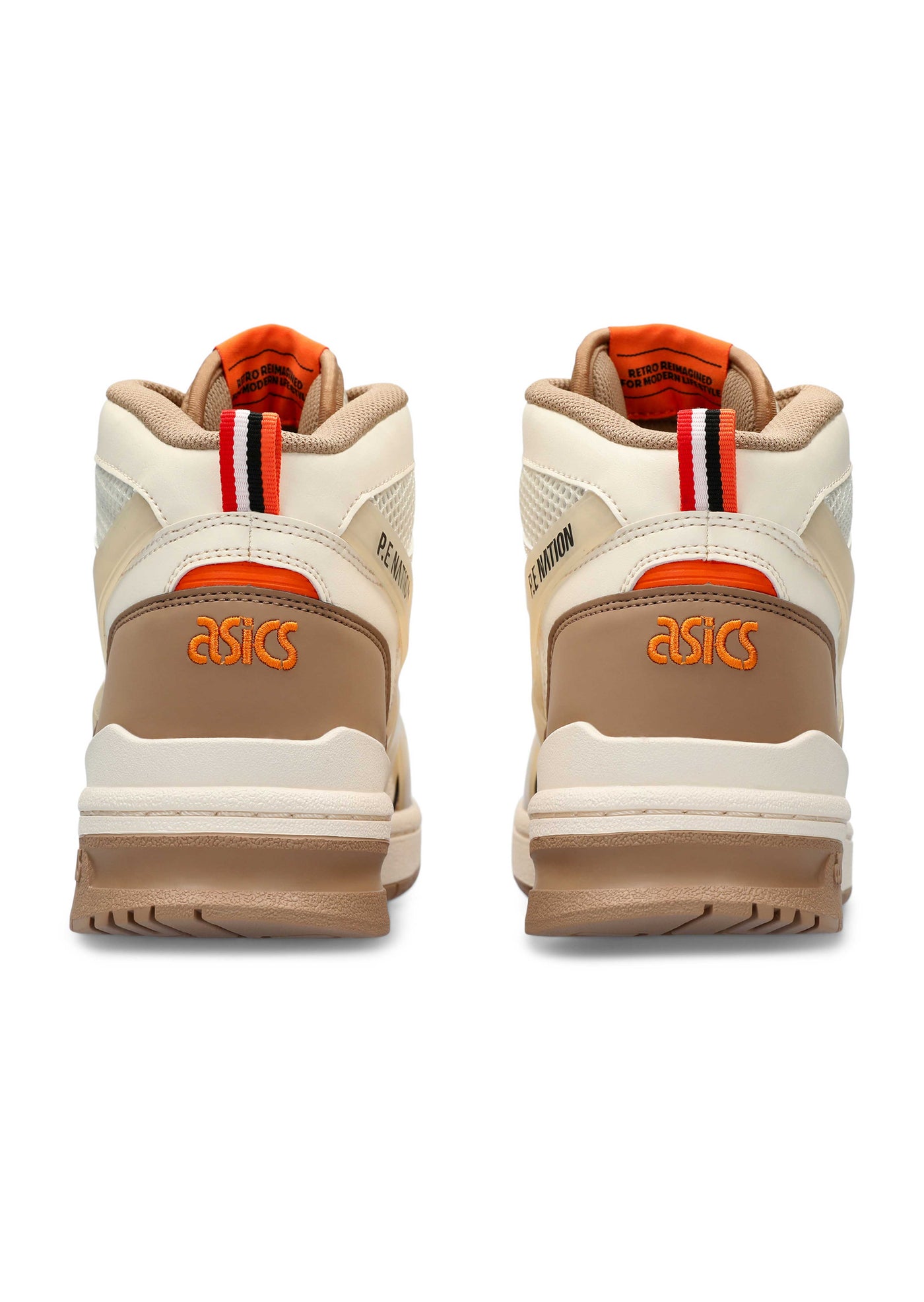 P.E X ASICS EX89 MT IN PEARLED IVORY/BURRO