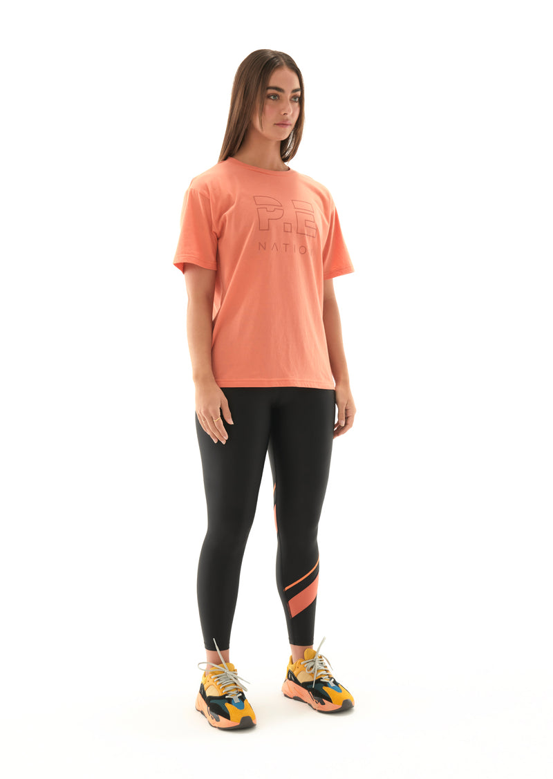 HEADS UP TEE IN MELON