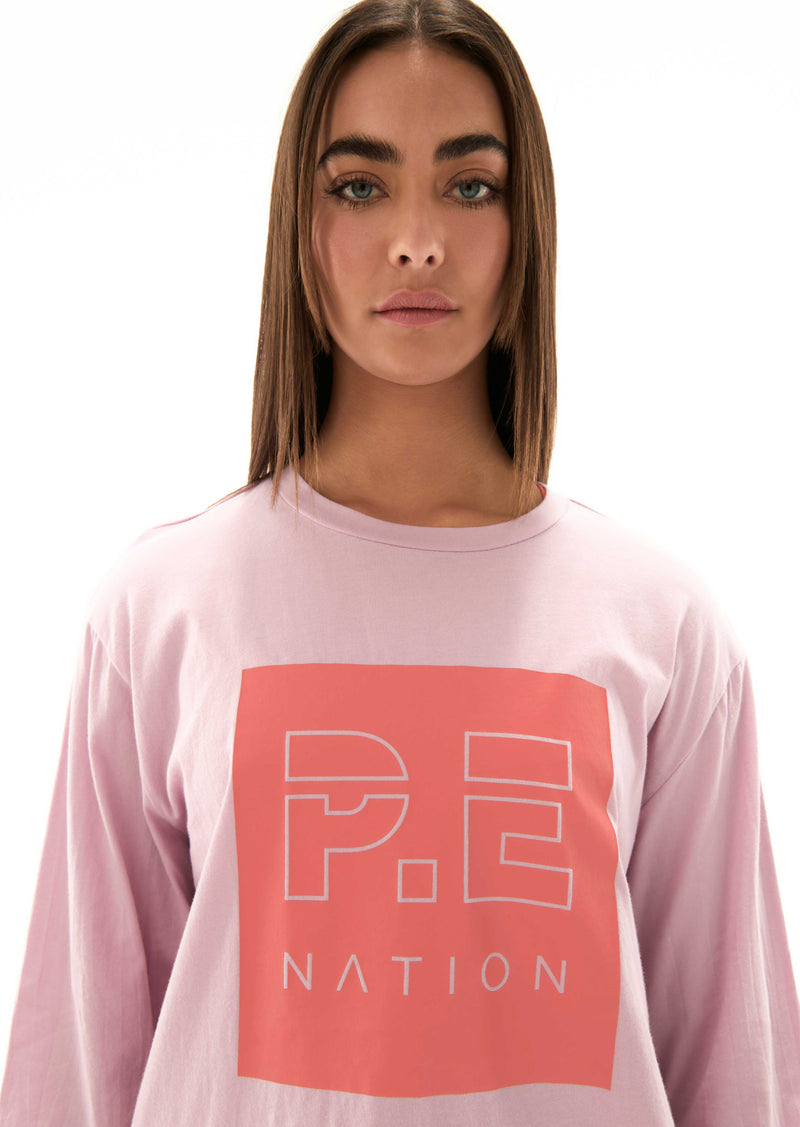 ARCADE LS TOP IN FRAGRANT LILAC