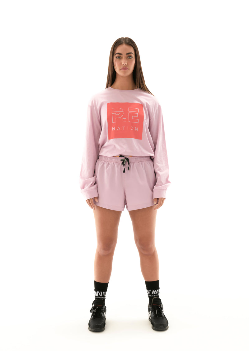 ARCADE LS TOP IN FRAGRANT LILAC