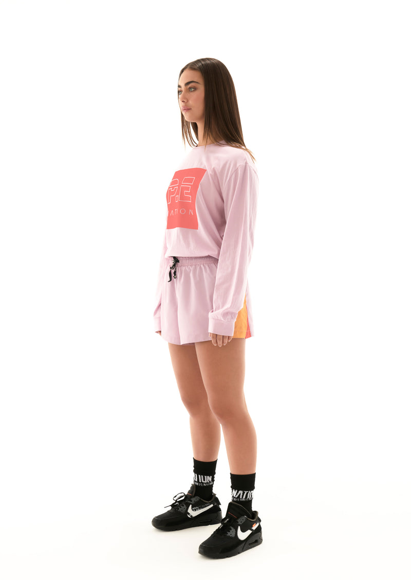 ARCADE LS TOP IN FRAGRANT LILAC