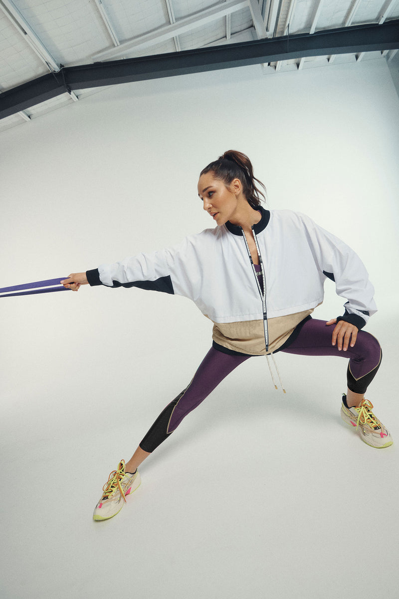 MOTION JACKET IN OPTIC WHITE