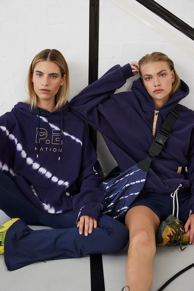 CENTURY HOODIE IN PEACOAT