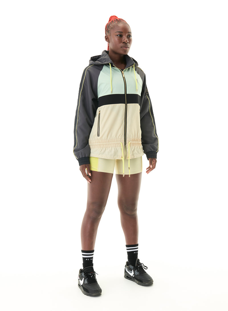 Pe nation man down jacket khaki top