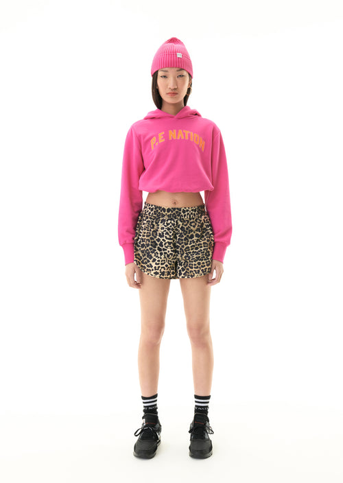 DEFENDING ZONE HOODIE IN PINK GLO